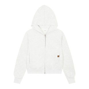 橘子树在哪儿韩系短款连帽卫衣外套女秋季慵懒风休闲百搭长袖上衣