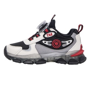 泰兰尼斯童鞋秋季新款发光运动鞋男童跑步鞋幼儿园女童旋钮闪灯鞋