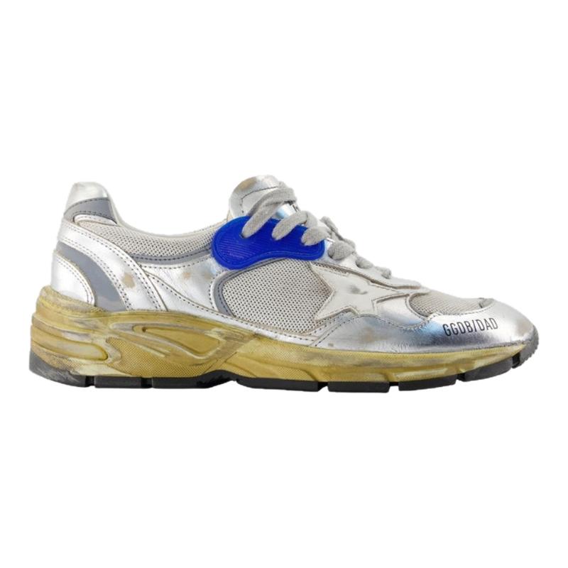Golden Goose GGDB Running 老爹鞋 跑步鞋 - 皮质 - 银色