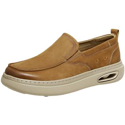 百思图一脚蹬男士乐福鞋