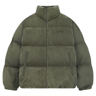 【明星同款】WE11DONE中性男女同款立领徽标鹅绒慵懒保暖羽绒服