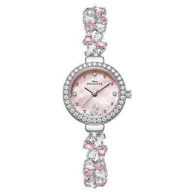 迪士尼紫藤花轻奢女表生日礼物