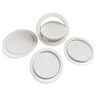 厨房台面垃圾桶隐藏式家用不锈钢盖子嵌入式商用洗手间摇盖纸篓