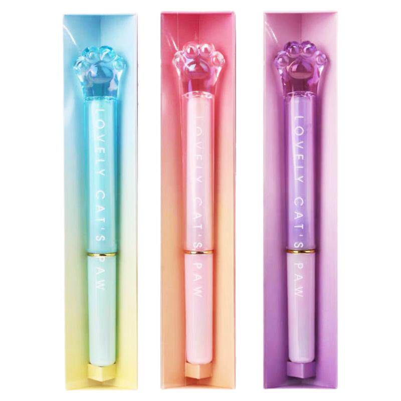水晶猫爪钢笔学生专用三年级钢笔少女心正姿练字笔可换墨囊礼盒