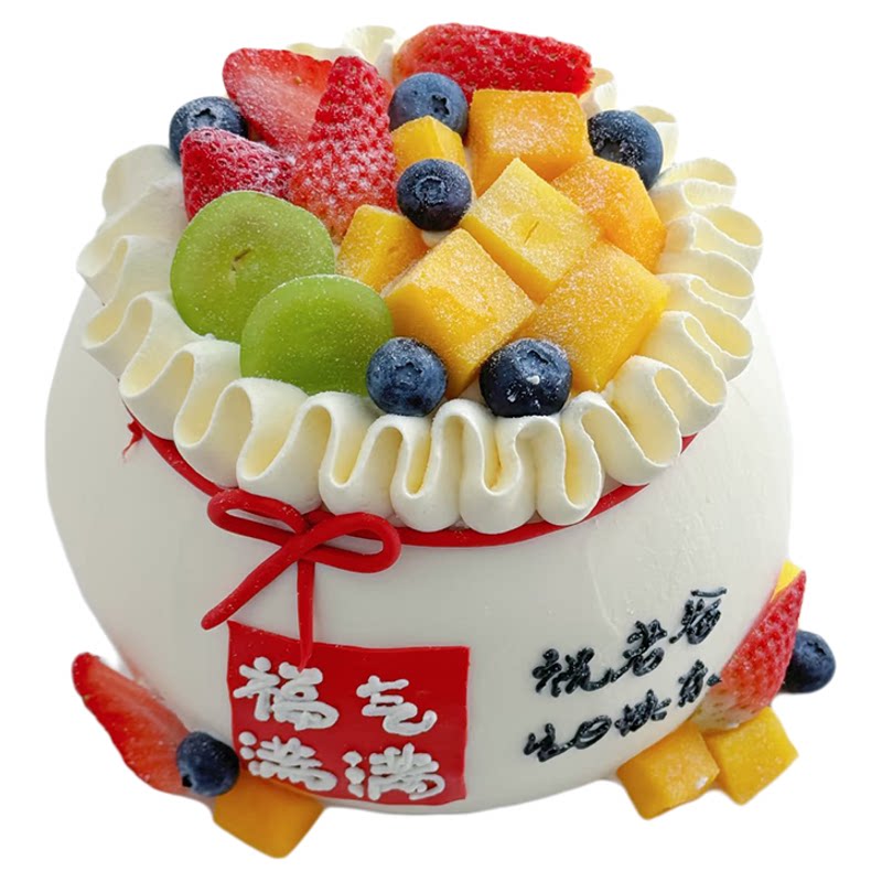 钱袋子发财仿真蛋糕模型展示样品