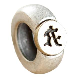 S925八大守护神十二生肖金刚手串配珠DIY手链本命佛隔珠菩提配件