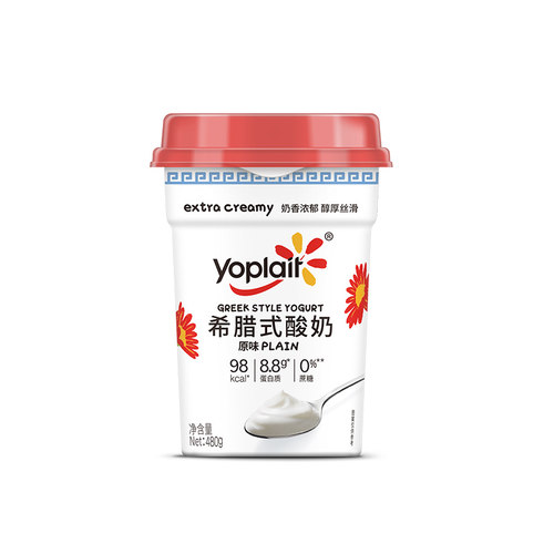 【周期购订奶 只吃一期也能退】yoplait优诺希腊酸奶大桶装480g