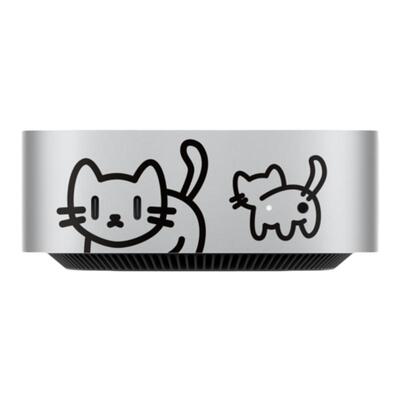 SkinAT猫狗卡通系列Macmini贴纸