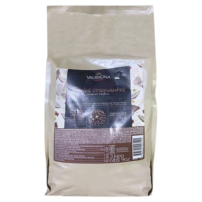 法芙娜香脆珍珠valrhona黑巧克力