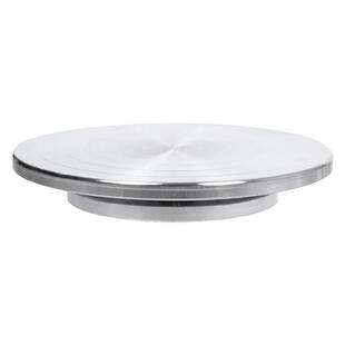 百陶会 陶艺工具铝制转台手办模型转盘拉坯修坯台雕塑diy双面转盘