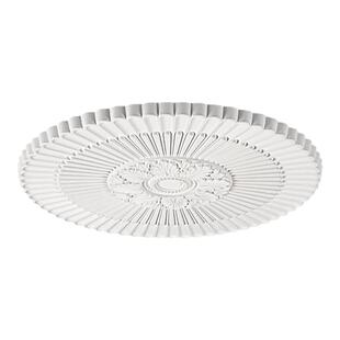 至御法式复古雕花PU灯盘中古天花板仿石膏造型灯座灯底座装饰圆盘