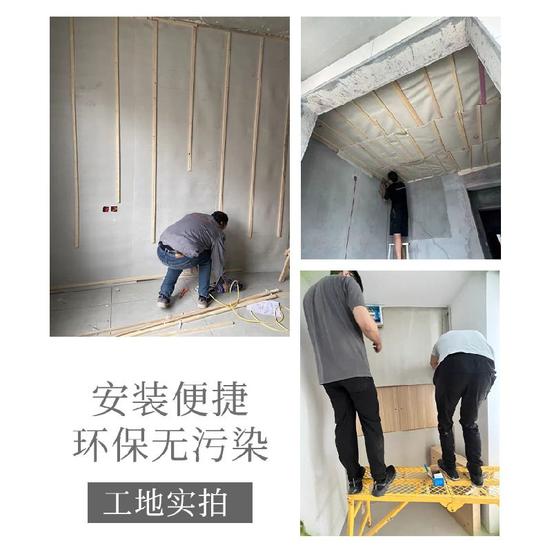 17净味白色阻尼隔音毡隔音级墙体毯E0环保家用隔音材料丁基橡胶PV