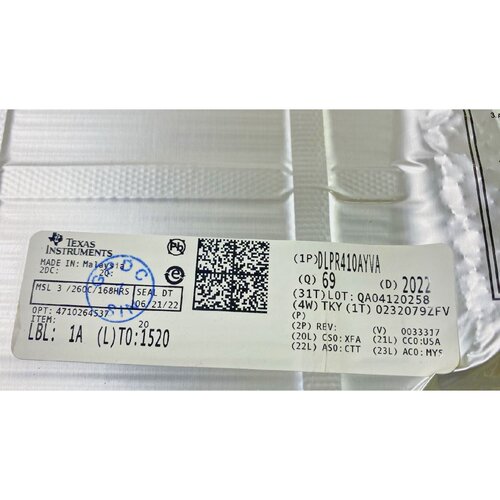 NEW 69PCS TEXAS INSTRUMENTS DLPR410AYVA DC 2022