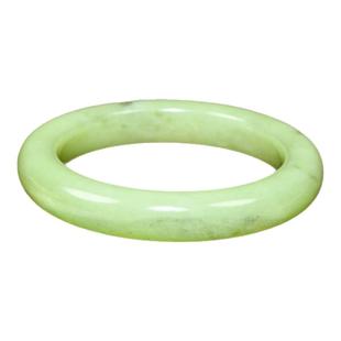 紫润轩新疆和田玉青黄玉手镯黄口若羌料黄玉58MM纯天然收藏级