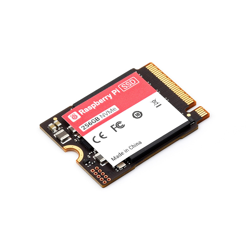微雪 树莓派官方原装NVMe高速固态硬盘 多容量可选 兼容PCIe Gen3