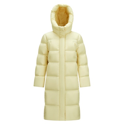 森马90绒子三防抗静电长羽绒服女