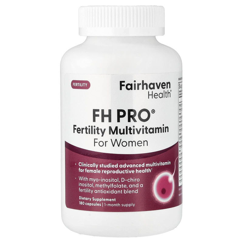 Fairhaven Health爱希儿女性孕前生育多维生素矿物质肌醇叶酸
