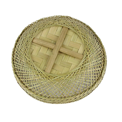 手工竹编篮芥舟馒头筐竹篓家用