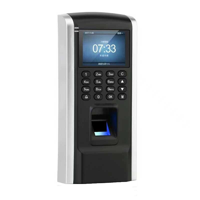 中控F7同款指纹机门禁考勤一体机办公室玻璃门指纹刷卡密码磁力锁