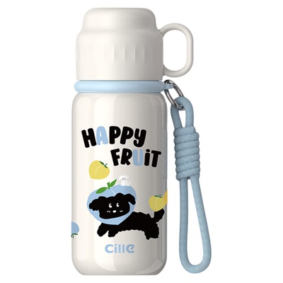 希乐保温杯女儿童316便携吸管杯