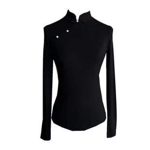 民族舞练功服上衣藏族舞演出服蒙古舞艺考女表演服广场舞比赛套装