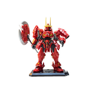 森宝积木人英雄模寿先祖效应升级版第二弹甲斐之虎梵天丸盲盒模型