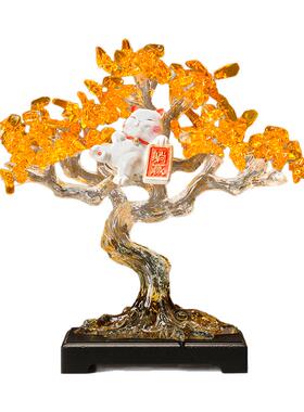 透明树脂摆件福禄吉祥家居饰品