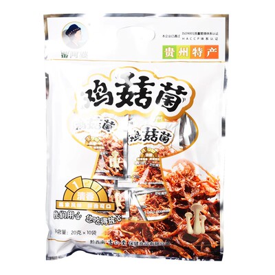 苗阿婆鸡菇菌零食小吃