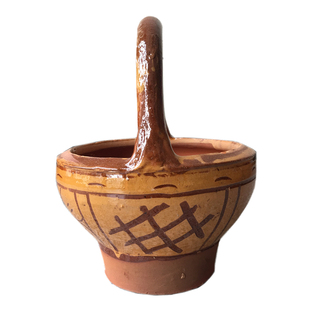 木炭取暖炉红陶花盆农村烤火炉老人取暖神器家用室内烘笼子小火笼