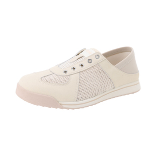 Pansy盼喜日本女鞋两穿免系带德训鞋透气网面休闲鞋2026春夏新款