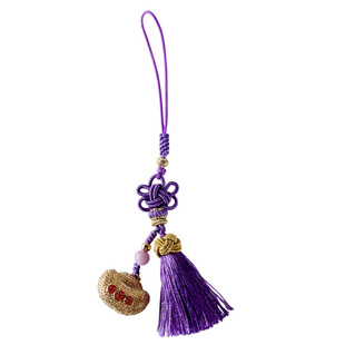 麦玲玲吉庆堂九紫飞升-紫锂辉挂饰手机包包挂件人际智慧九紫离火