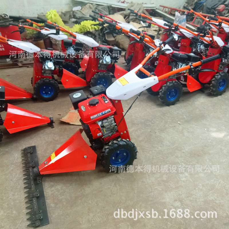 自走式果园农场除草机 小型四冲程汽油手扶式割草机 手推式剪草机