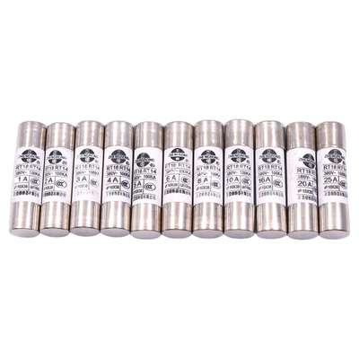 正浩10*38mm陶瓷熔芯快速保险丝 熔断器380V RT18-32 RT14-20 CCC