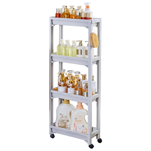 14/17cm浴室阳台洗衣机液夹缝收纳柜厨房沙发旁卫生间缝隙置物架