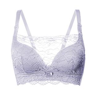 防走光抹胸内衣女聚拢裹胸大胸显小胸罩薄款蕾丝文胸新款2023爆款