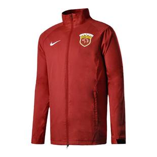 天朗足球 耐克 2019中超恒大上港长袖风雨衣茄克外套AR4515-807