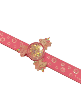 独角兽流沙旋转手环儿童彩色宝宝