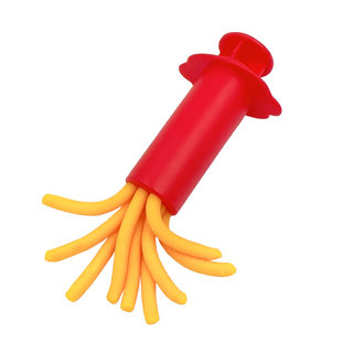 彩泥模具挤泥筒挤面条形状工具橡皮泥磨具儿童diy手工包饺子玩具