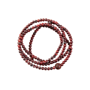 天然正品保真印度小叶紫檀木极细小珠精致手串链简约多圈男女情侣