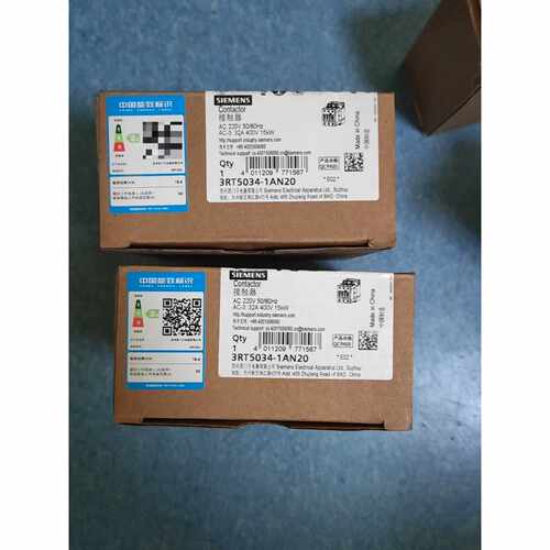 询价下单西门子接触器3RT5034-1AN20，AC220V，32A