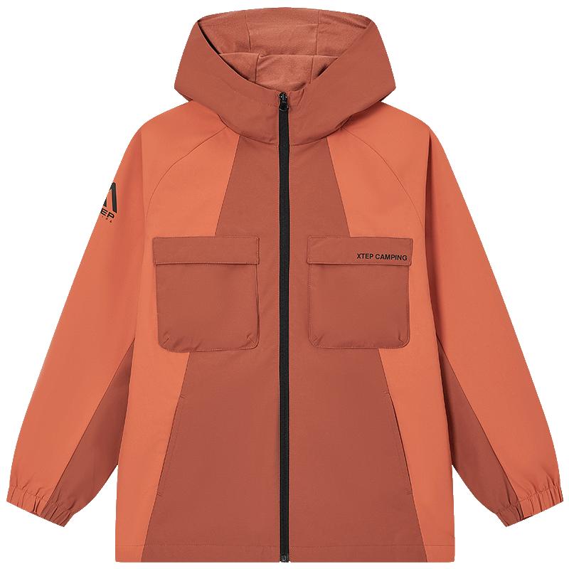 特步童装儿童户外衣2025春秋新款外套男童运动防风薄款风衣秋装女