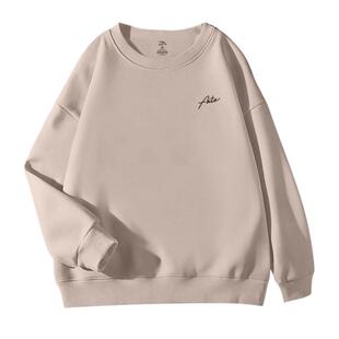 安踏卫衣女款秋季2026新款时尚圆领百搭长袖打底衫小个子休闲上衣