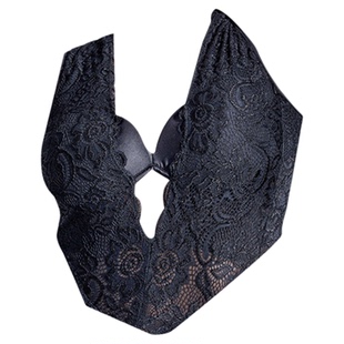 HC·DANCE拉丁舞服新款蕾丝花边上衣无袖性感带胸垫连体衣 DS1011