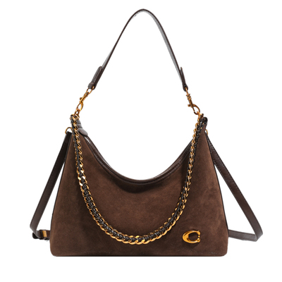 美拉德复古链条单肩腋下包斜挎包