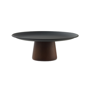 复古相思木高脚盘客厅家用托盘玄关置物盘糖果盘甜品盘茶点展示盘