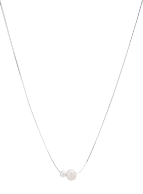 浮漾FLOAT女珍珠项链极细蛇骨链