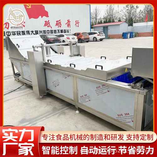 蒸汽加热芒果干漂烫预煮机连续式薯条薯片漂烫设备商用秋葵漂烫机