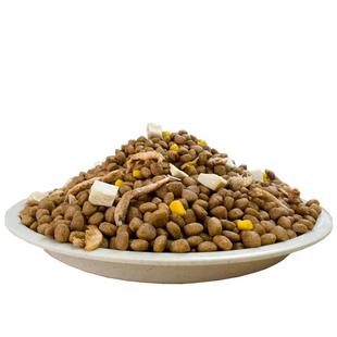 萨狼宠物狗粮成犬牛肉蛋黄金毛泰迪军犬土狗冻干鸡肉粒虾多拼犬粮