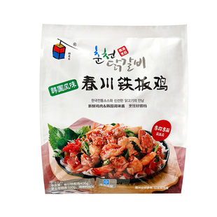 580g/袋 春川铁板鸡韩式半成品铁板鸡肉炒年糕暴辣酱韩国风味料理