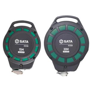 Sata世达手提长钢卷尺15米30m尺子建筑工程测量尺91351B-91353B